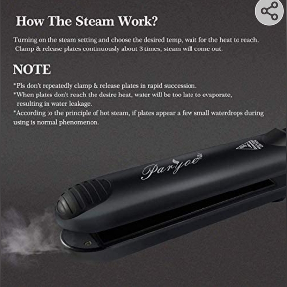 Brand New Paryoe Steam Flat Iron - Picture 6 of 9